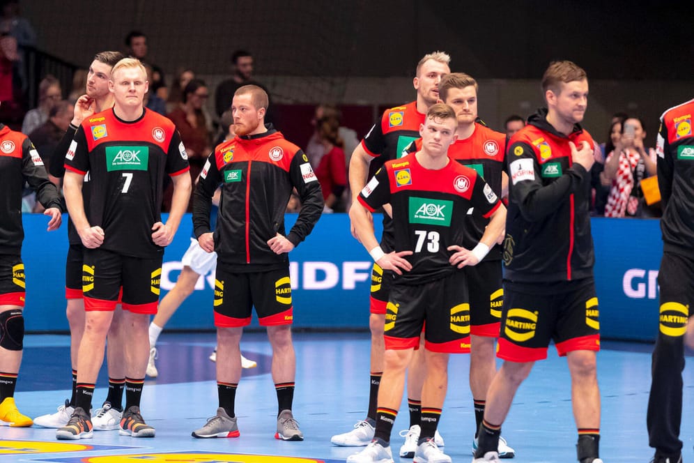 Niederlage gegen Kroatien: Die deutsche Handball-Nationalmannschaft wirkt niedergeschlagen, deprimiert und enttäuscht.