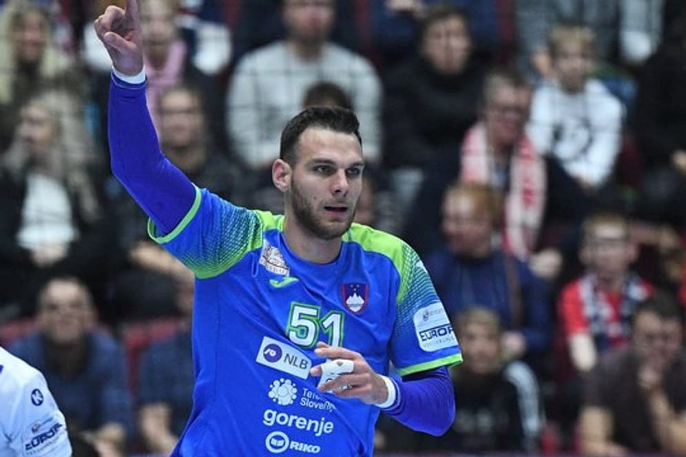 Borut Mačkovšek konnte gegen Ungarn nicht die erste Niederlage Sloweniens bei der Handball-EM verhindern.