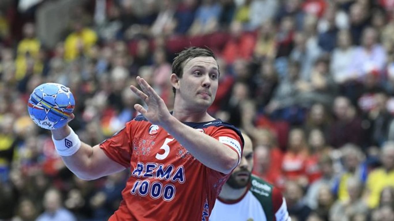 Der Norweger Sander Sagosen steht mit seinem Land kurz vor dem Einzug ins Halbfinale der Handball-EM.