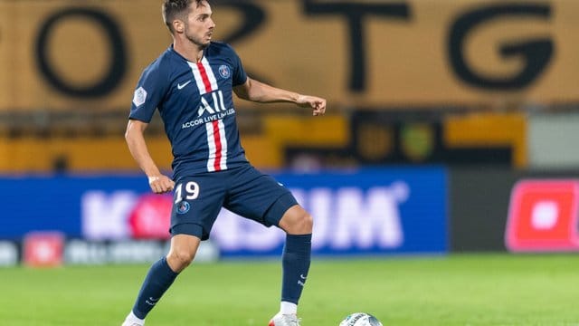 Paris Pablo Sarabia hat in der Pokalpartie gegen den FC Lorient das Tor des Tages erzielt. Paris Pablo Sarabia hat in der Pokalpartie gegen den FC Lorient das Tor des Tages erzielt.