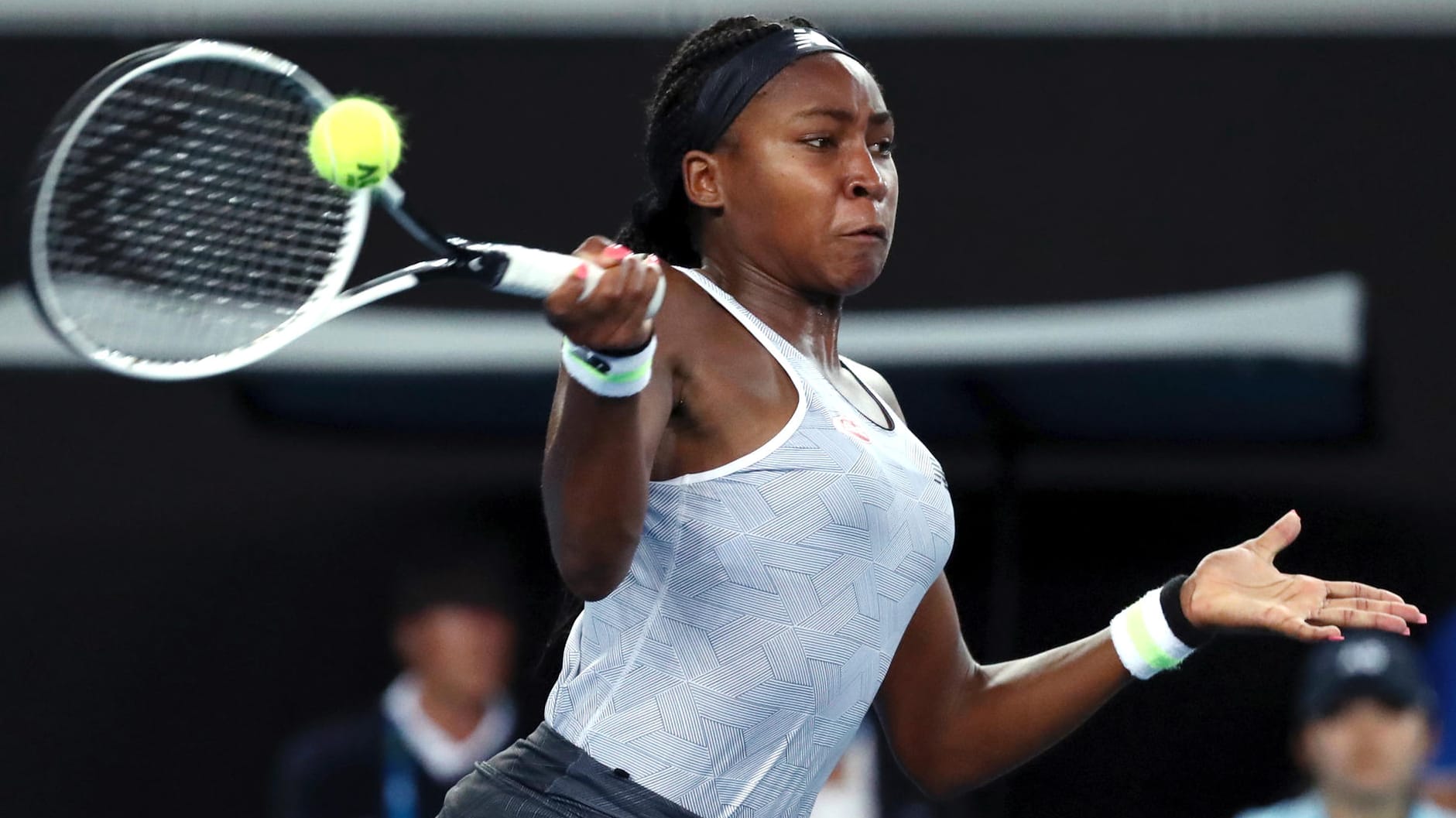 Cori "Coco" Gauff: Die 15-Jährige setzte sich gegen Venus Williams durch.