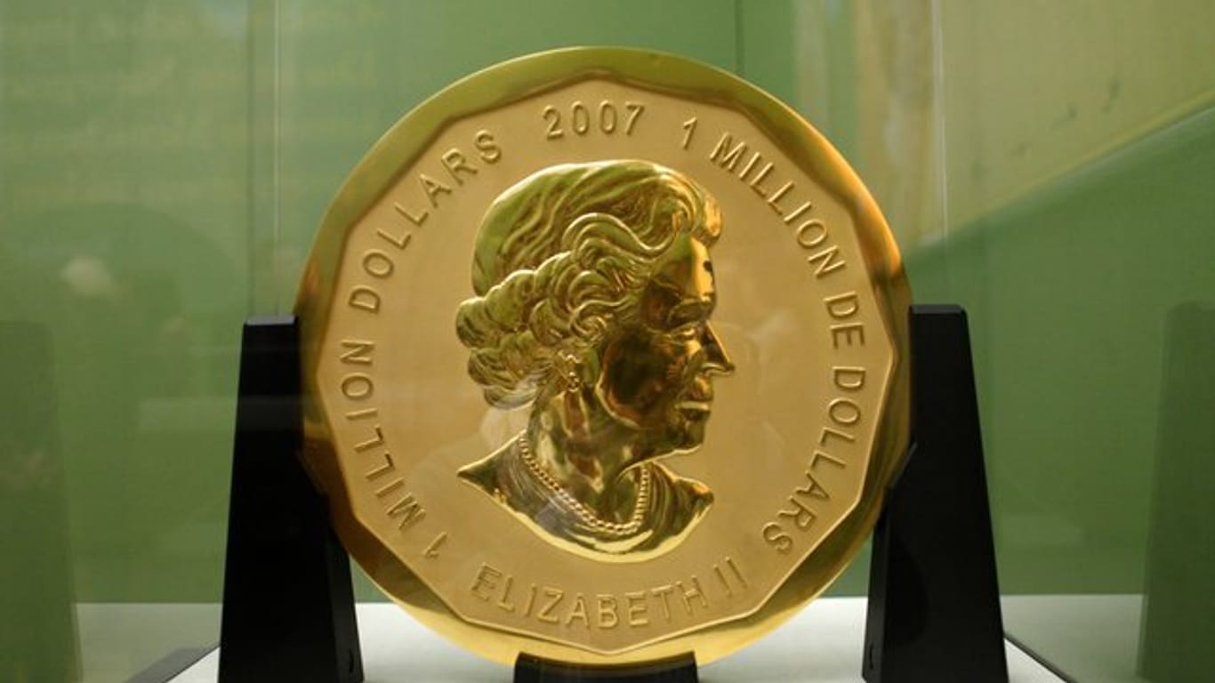 Die 100 Kilogramm schwere Goldmünze "Big Maple Leaf" belibt wohl für immer verschollen.
