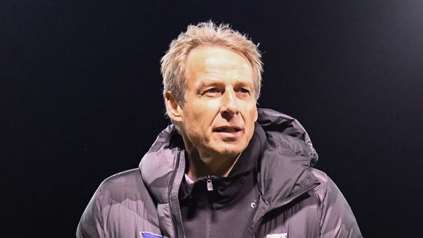Traut Bayern München viel zu: Jürgen Klinsmann, Trainer von Hertha BSC.