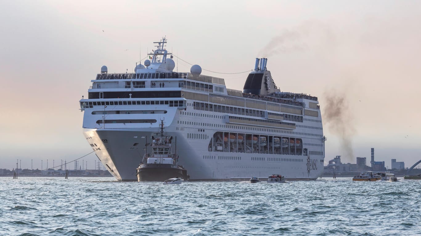 MSC Kreuzfahrtschiff: Die "Aida Nova" war 2018 das erste Kreuzfahrtschiff mit einem LNG-Antrieb.