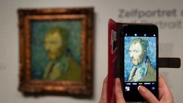 Das Selbstbildnis von Vincent van Gogh (1889) im Besitz des norwegischen Nationalmuseums in Oslo.