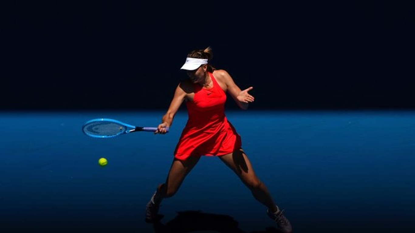 Kassierte zum dritten Mal nacheinander eine Auftaktniederlage bei den Australian Open: Maria Scharapowa.