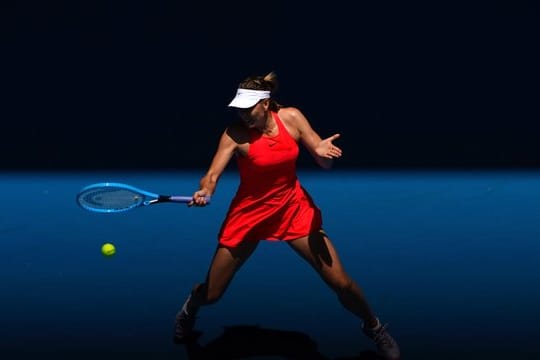 Kassierte zum dritten Mal nacheinander eine Auftaktniederlage bei den Australian Open: Maria Scharapowa.