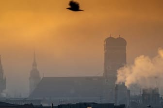 Sonnenaufgang über München