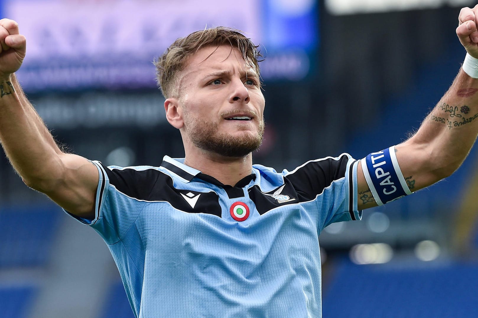 Ciro Immobile: Der Ex-BVB-Stürmer wird derzeit in Rom gefeiert.