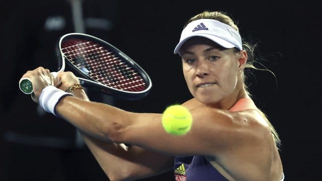 Hat ihre Erstrunden-Pflichtaufgabe souverän gemeistert: Angelique Kerber in Aktion.