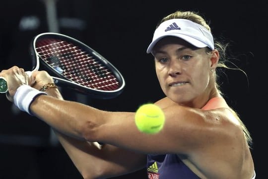 Hat ihre Erstrunden-Pflichtaufgabe souverän gemeistert: Angelique Kerber in Aktion.