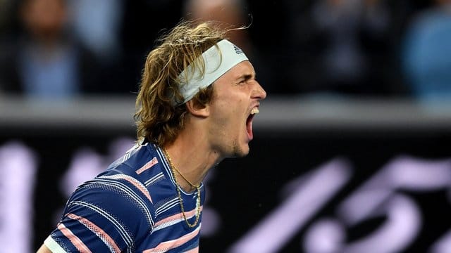 Ist bei den Australian Open eine Runde weiter: Alexander Zverev triumphiert.