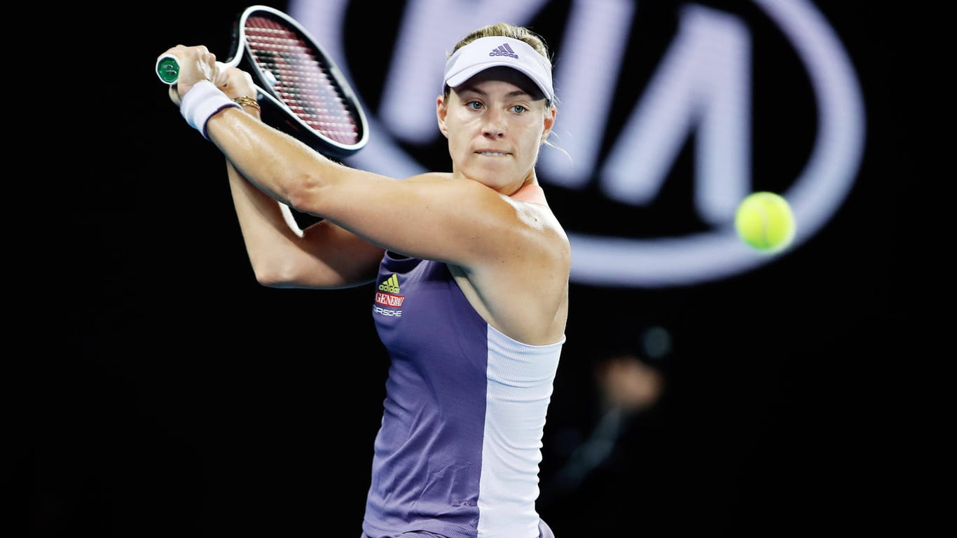 In Melbourne: Angelique Kerber startete mit einem Sieg in die Australian Open.