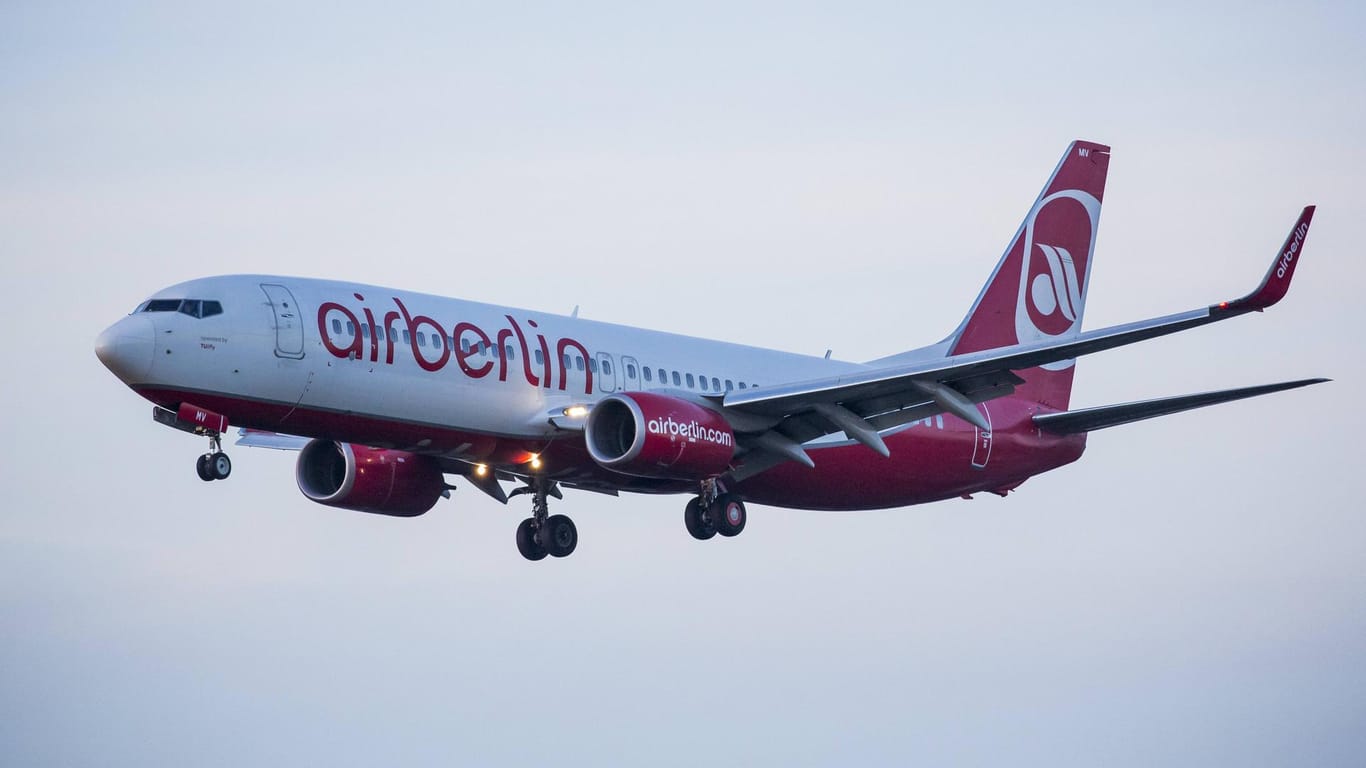 Air Berlin: Im August 2017 meldete die Fluggesellschaft Insolvenz an.