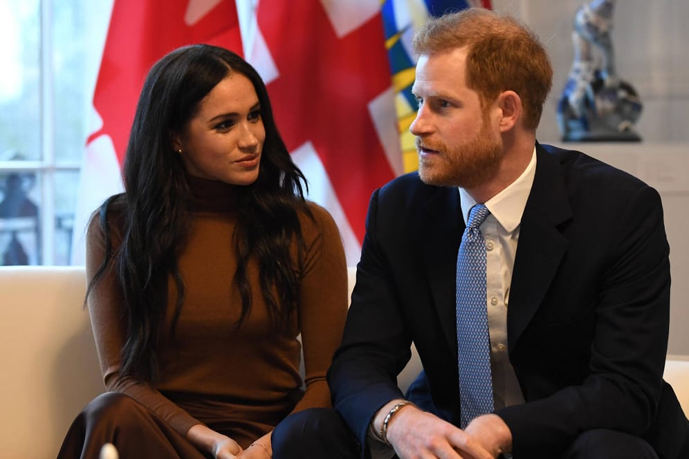 Herzogin Meghan und Prinz Harry im Canada House in London im Januar 2020: Die beiden werden bald ihre royalen Titel ablegen.