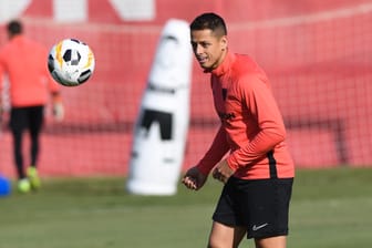 Bekam in Sevilla nur wenig Spielzeit: Javier Hernandez, genannt "Chicharito" wechselt in die USA.