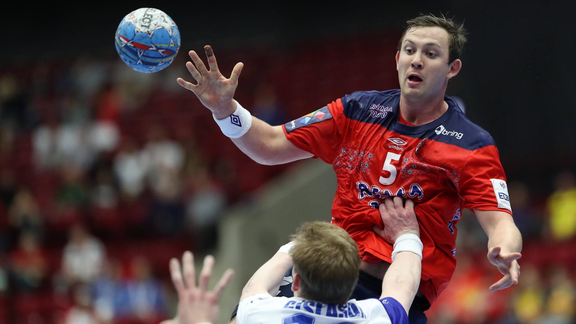 Sander Sagosen: Der Superstar steht mit der norwegischen Nationalmannschaft im Halbfinale der EM.