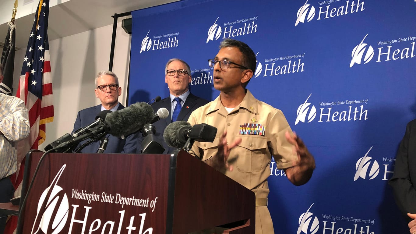 Pressekonferenz der US-Gesundheitsbehörde CDC: Ein Mann im Bundesstaat Washington wurde mit dem neuartigen Virus diagnostiziert.