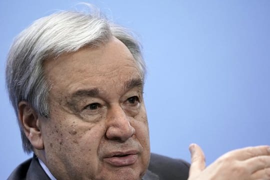 Antonio Guterres bezeichnet die Einigung in Deutschland als "großen Schritt" zum Frieden in Libyen.