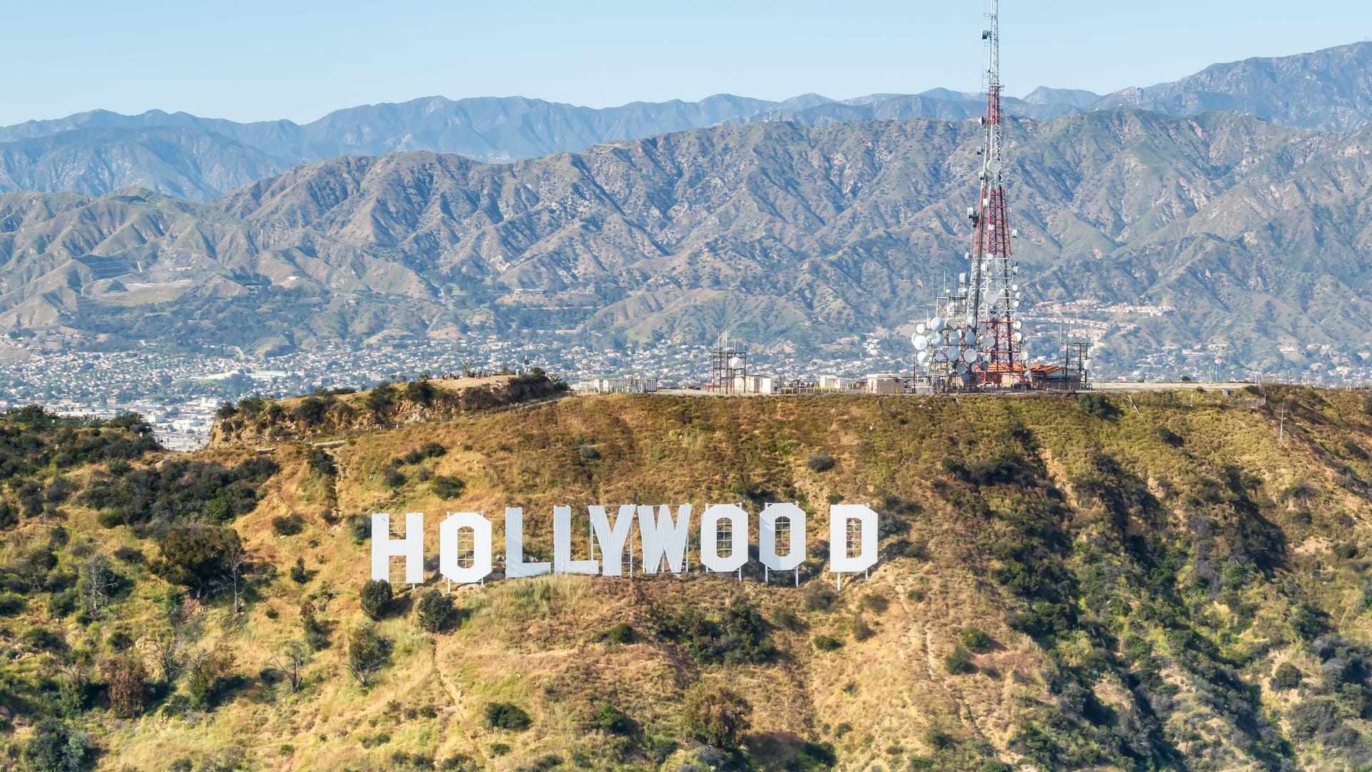 Wahrzeichen von Los Angeles: In der Nähe der Großstadt bebte die Erde vergangene Nacht. Wahrzeichen von Los Angeles: In der Nähe der Großstadt bebte die Erde vergangene Nacht.