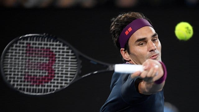 Ohne Satzverlust gegen den Serben Filip Krajinovic eine Runde weiter: Roger Federer.