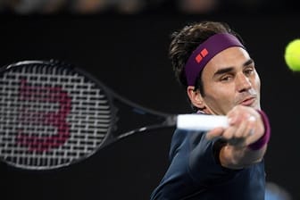 Ohne Satzverlust gegen den Serben Filip Krajinovic eine Runde weiter: Roger Federer.