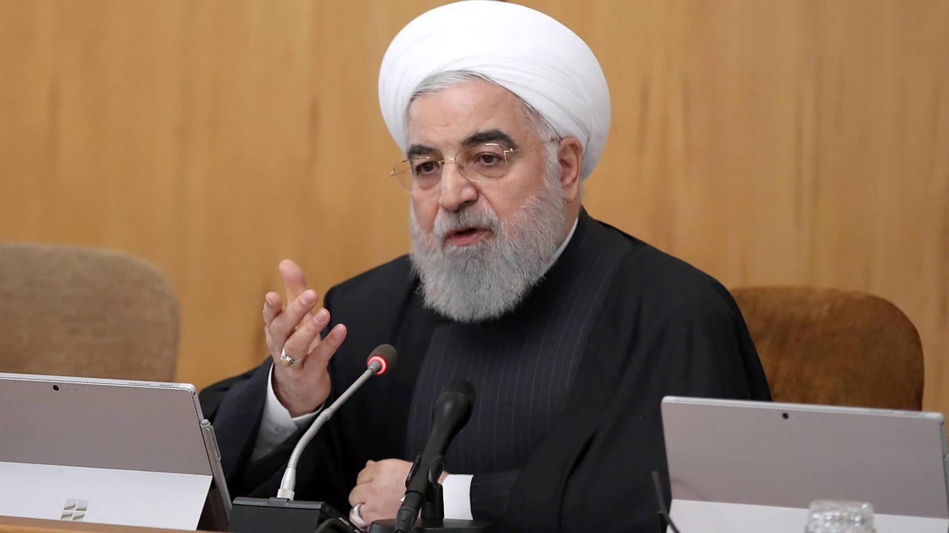 Der iranische Präsident Hassan Ruhani: Sein Land fühle sich dem Nuklear-Abkommen nach wie vor verpflichtet. Man wolle keine Atomwaffen bauen – selbst wenn das Atom-Abkommen scheitern sollte.