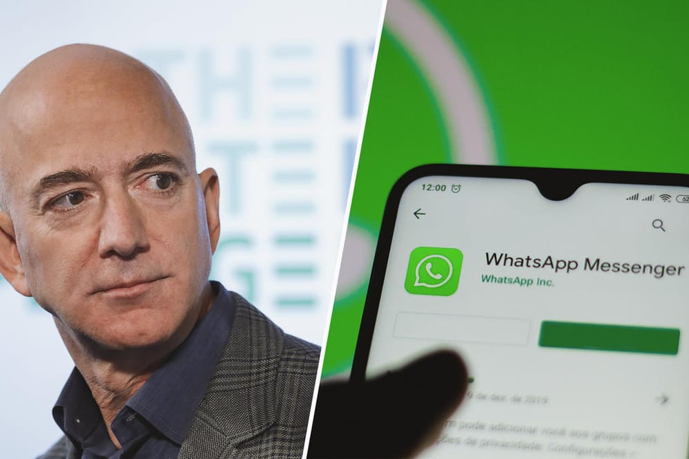 Amazon-Cheff Jeff Bezos: Sein Telefon wurde über WhatsApp gehackt.