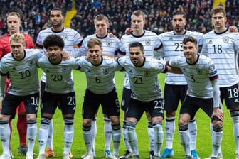 Die deutsche Nationalmannschaft vor dem letzten EM-Quali-Spiel gegen Nordirland.