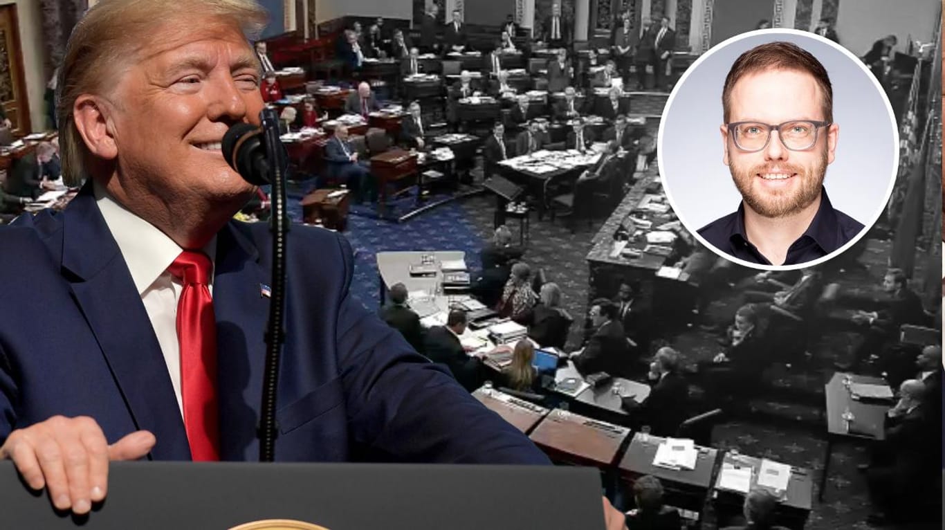 Impeachment-Prozess gegen Donald Trump: In Washington laufen die Plädoyers – t-online.de-Korrespondent Fabian Reinbold ist dabei.