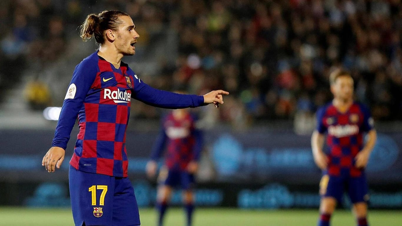 Antoine Griezmann: In der Schlussphase schoß er Barcelona in die nächste Runde der Copa del Rey.