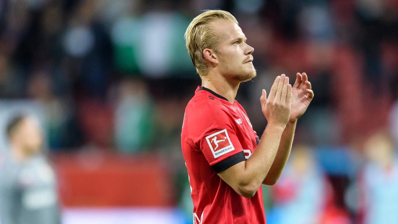 Joel Pohjanpalo: Der Finne ist bei Bayer Leverkusen außen vor und könnte bald den Klub wechseln.