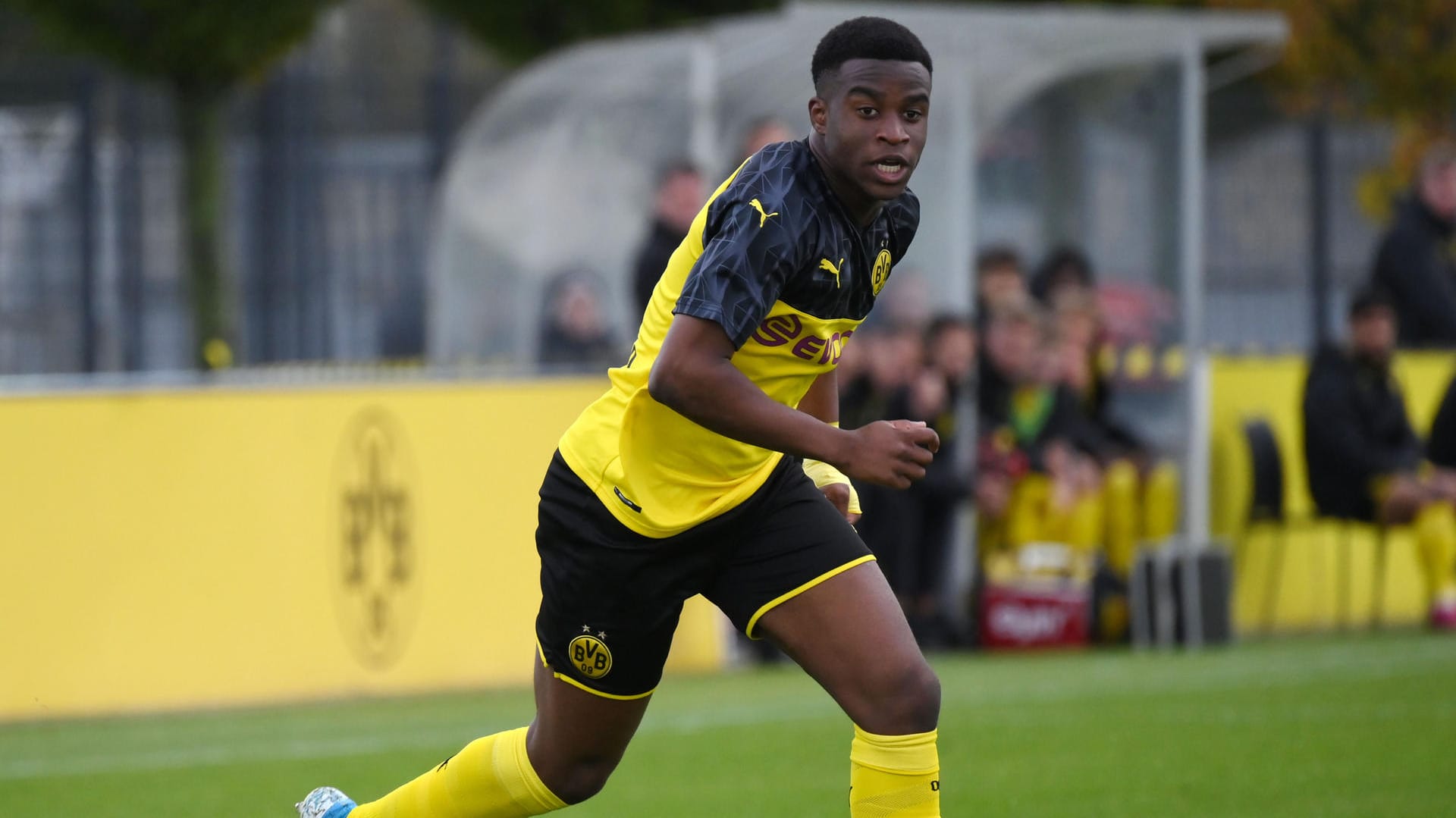 Borussia Dortmund: Youssoufa Moukoko im Spiel der zweiten Mannschaft des BVB Borussia Dortmund: Youssoufa Moukoko im Spiel der zweiten Mannschaft des BVB
