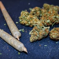 Marihuana: Die getrockneten Blüten der Cannabispflanze können als "Joint" geraucht werden.