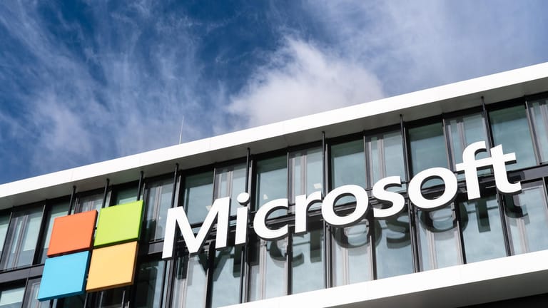 Das Logo von Microsoft: Millionen Kundendaten lagen offen im Netz.