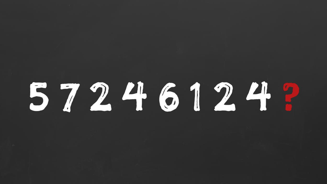 Logik-Rätsel im Video: Wie endet diese Zahlenreihe?