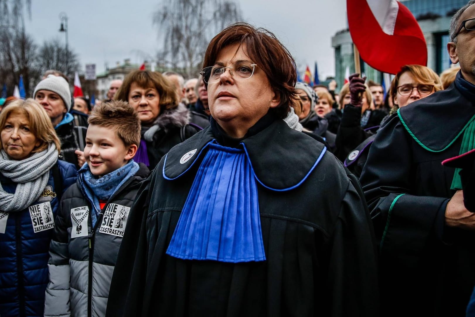 Demonstration in Warschau: In Polen kommt es immer wieder zu Protesten gegen Beschränkungen der Unabhängigkeit der Justiz.