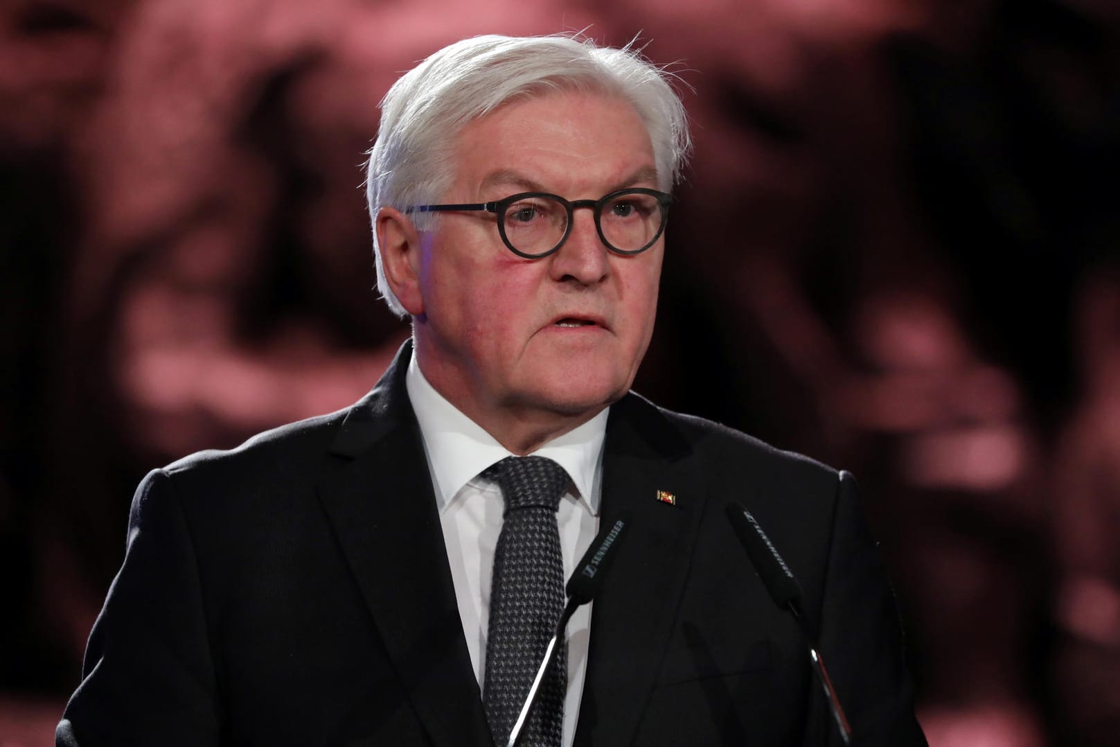 Frank-Walter Steinmeier in Yad Vashem: Der Bundespräsident nimmt an einer Gedenkveranstaltung zur Befreiung von Auschwitz teil.
