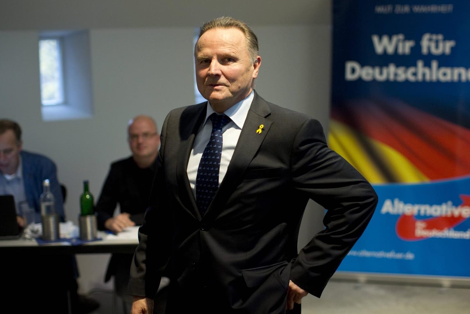 Georg Pazderski auf einem Landesparteitag der Berliner AfD in Berlin-Spandau (Archivbild): Der Landesvorsitzende tritt bei der nächsten Vorstandswahl nicht mehr an.