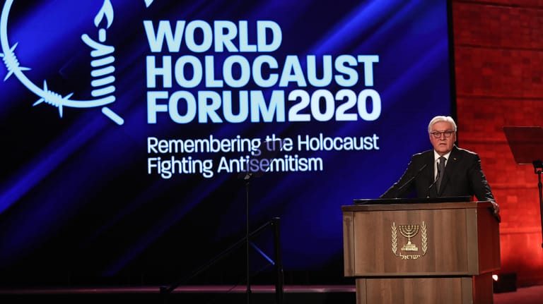 Frank-Walter Steinmeier: Der Bundespräsident hielt eine Rede beim "World Holocaust Forum".