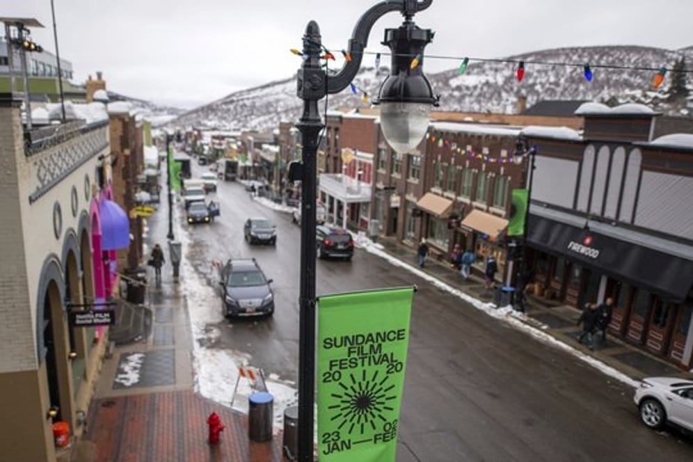 Die Hauptstraße von Park City am Eröffnungstag des Sundance Film Festival.