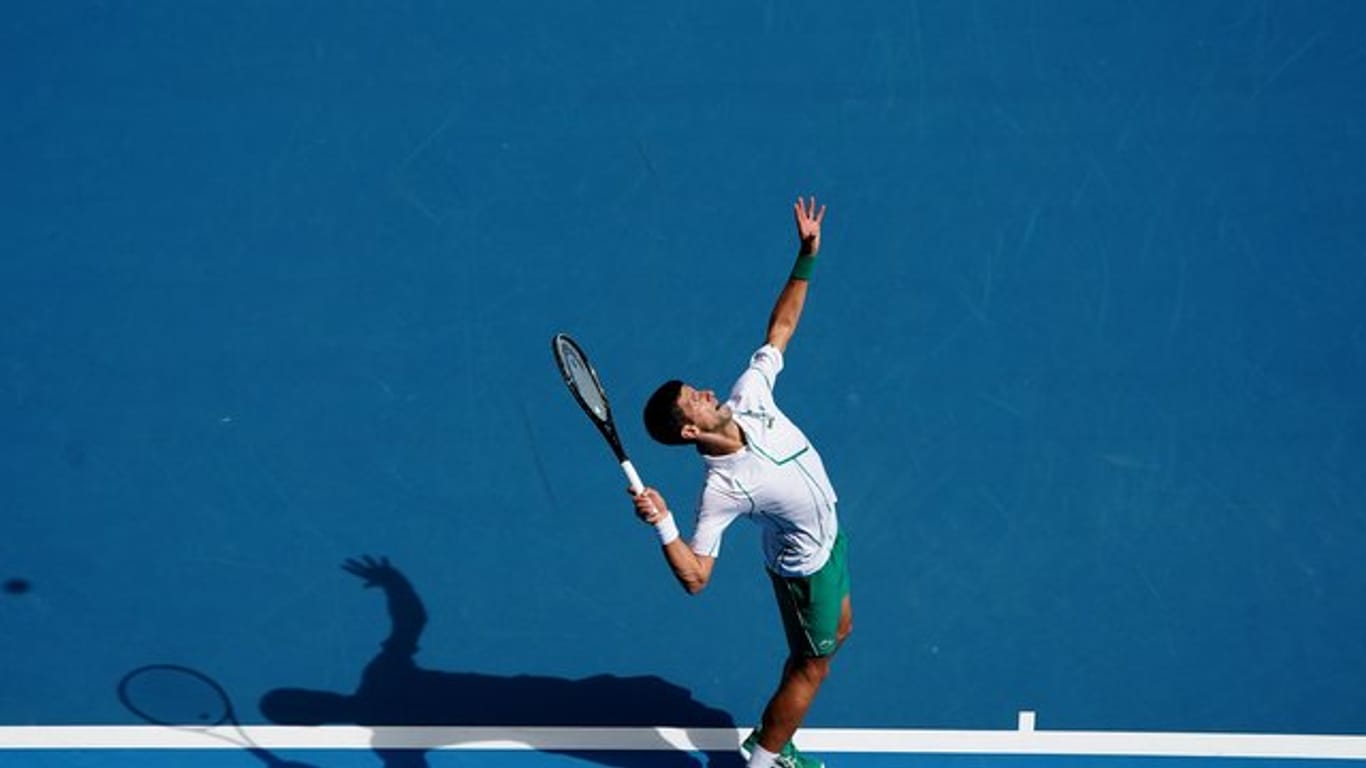 Novak Djokovic hatte keine Mühe mit dem Japaner Yoshihito Nishioka.