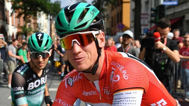 Sprinter Pascal Ackermann trug im vergangenen Jahr bei der Deutschland-Tour das rote Trikot.