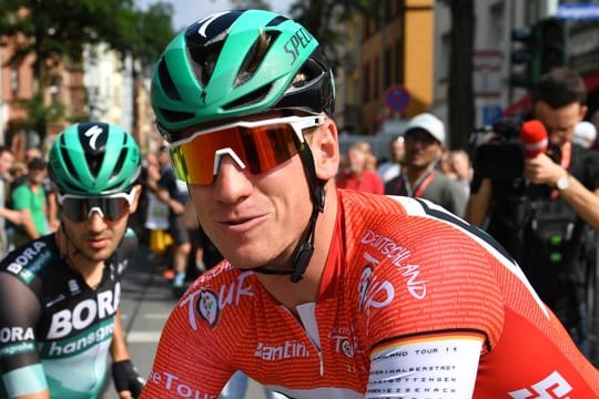 Sprinter Pascal Ackermann trug im vergangenen Jahr bei der Deutschland-Tour das rote Trikot.