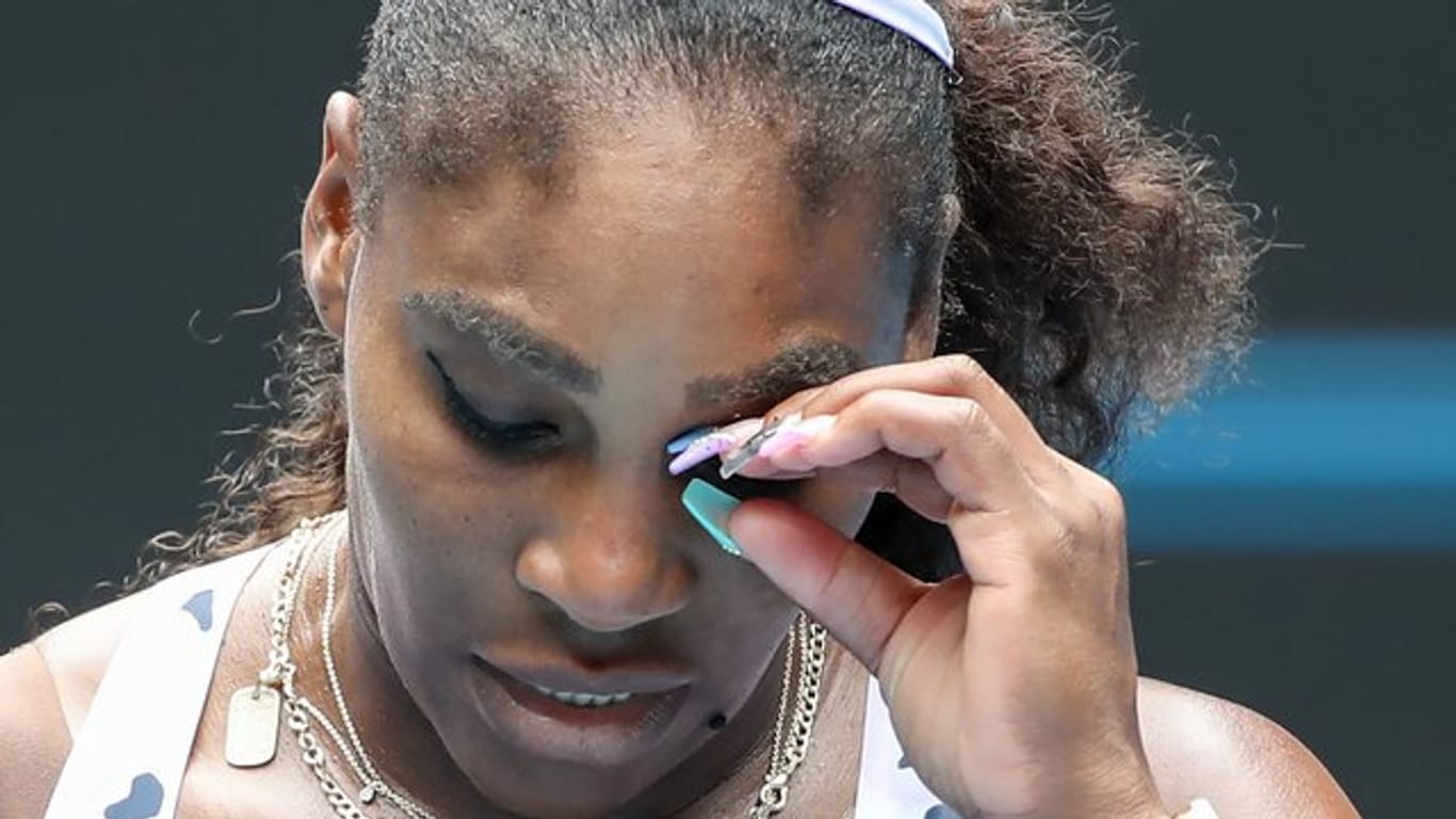 Serena Williams war nach dem Aus bei den Australian Open mächtig enttäuscht.
