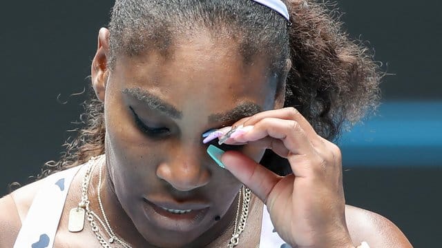 Serena Williams war nach dem Aus bei den Australian Open mächtig enttäuscht.