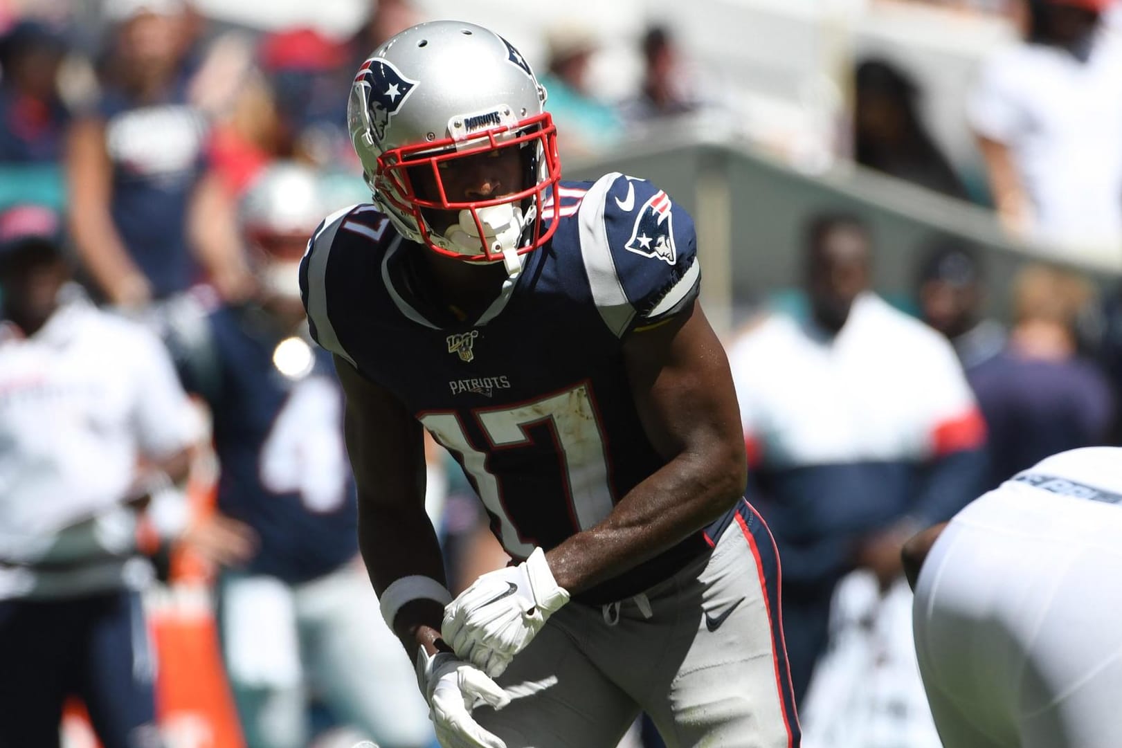 NFL: Brown für die New England Patriots im vergangenen Jahr.