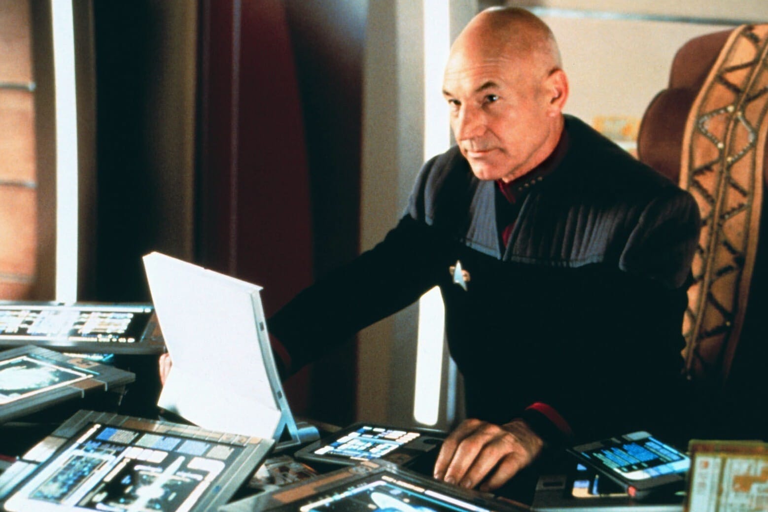 Paraderolle: Patrick Stewart als Captain Jean-Luc Picard in "Star Trek IX" (1998)