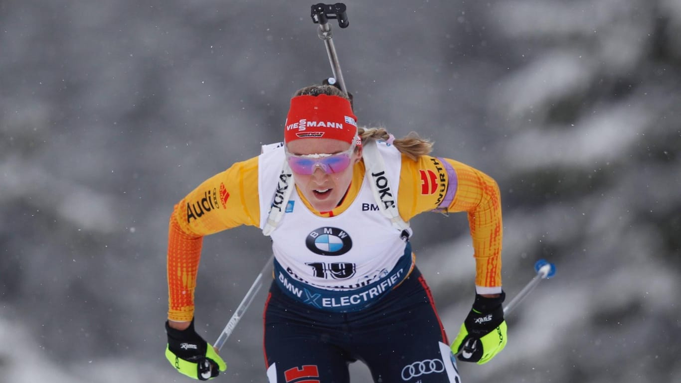 Ganz starkes Biathlon-Einzel: Denise Herrmann.