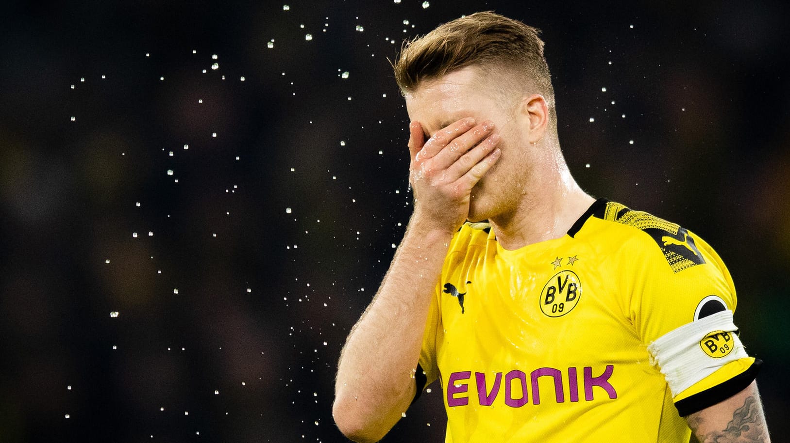 BVB-Kapitän Marco Reus: Seine Mannschaft bleibt anfällig für Konter.